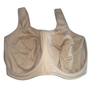 Wacoal 34I Simone Sport Underwire Bra 855170 Sand Beige 4 Hooks